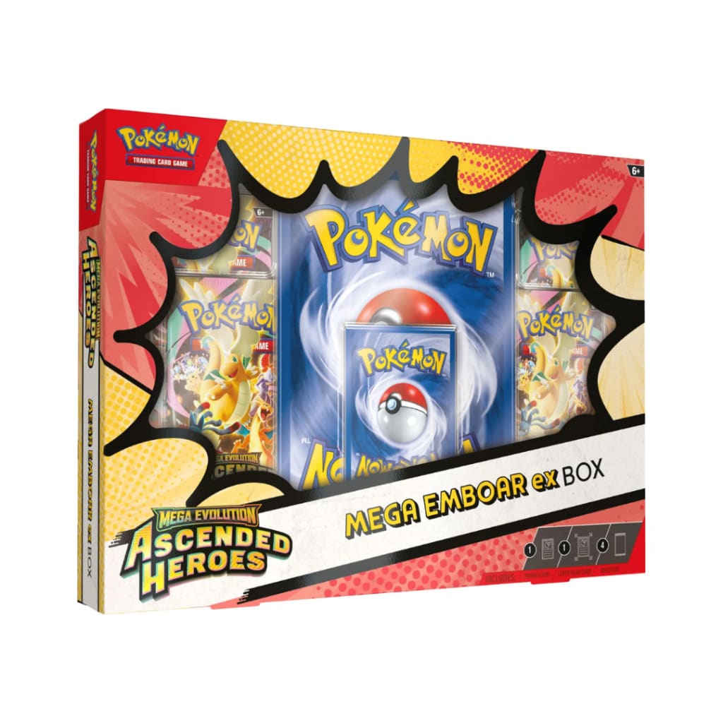 Pokemon Ascended Heroes Mega ex Boxes - Mega Emboar Ex
